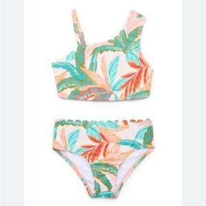 Girls Jessica Simpson Tropical Leaf Print Bikini Sets 
Sz XL 14/16